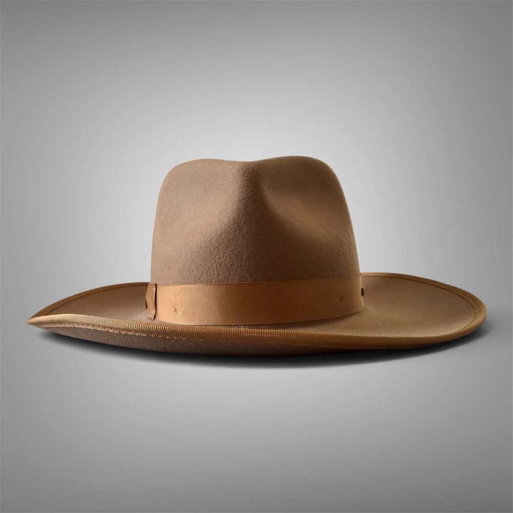 Gigi Pip Monroe Rancher Hat Size 57 Brown Wool